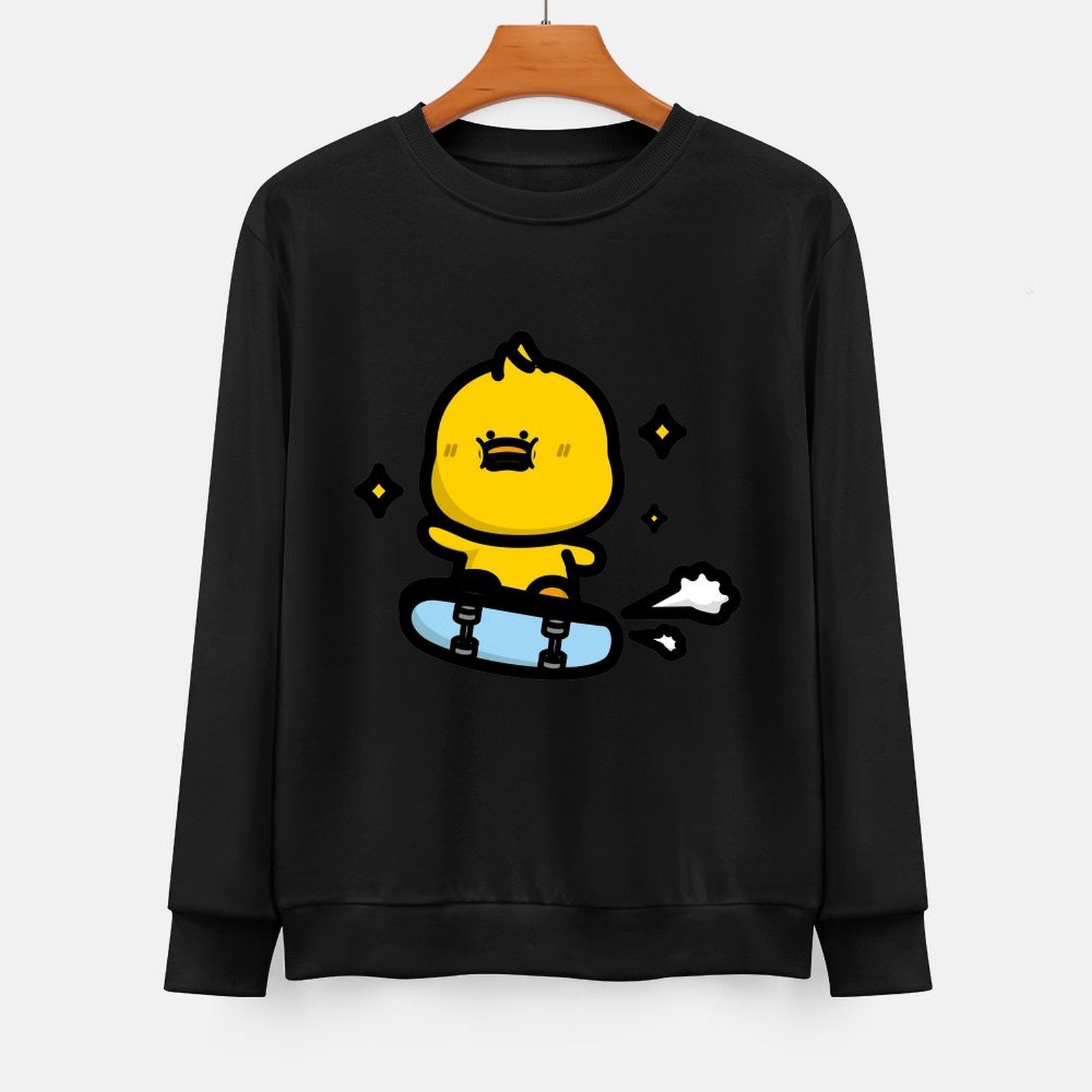 Front Patterned Long Sleeve TopRelaxFit TrueStyle